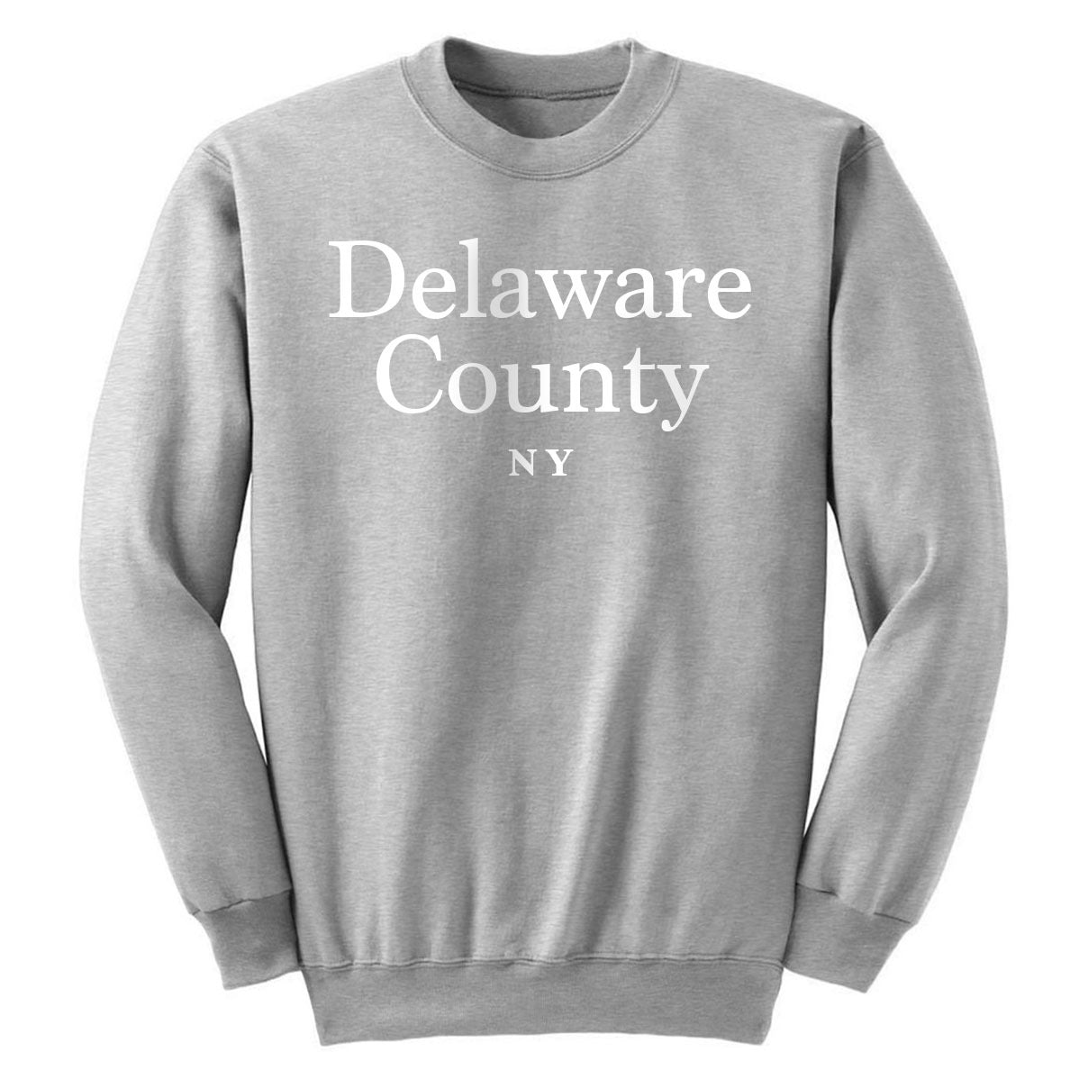 Delaware County Crewneck - Sports Grey
